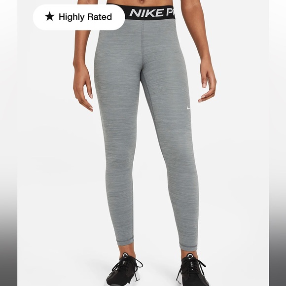 Nike Pro Mesh-Paneled Leggings - Picture 3 of 14